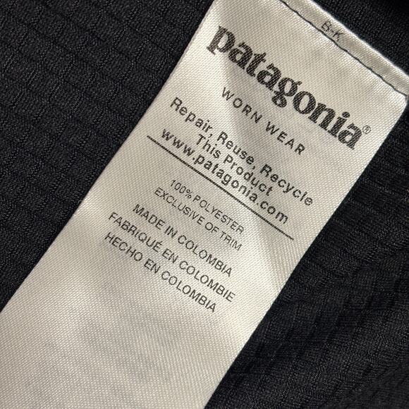 Patagonia Long-Sleeve Capilene Baselayer Shirt Size Medium Black - Picture 3 of 8